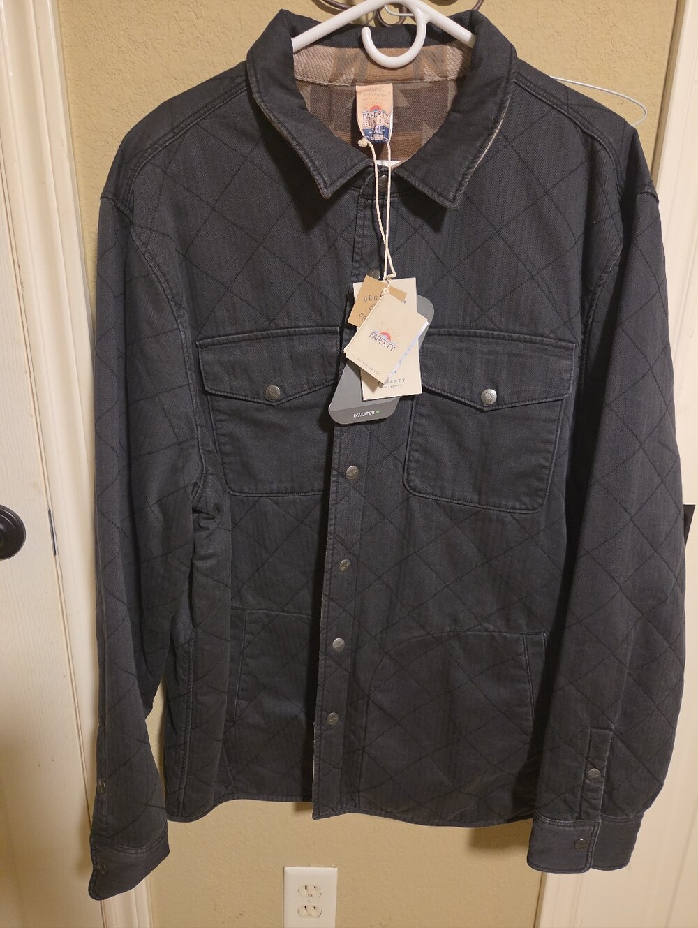 Faherty Good Feather Bondi Ponderosa Star Reversible Coat..Brand NEW !!! XXL